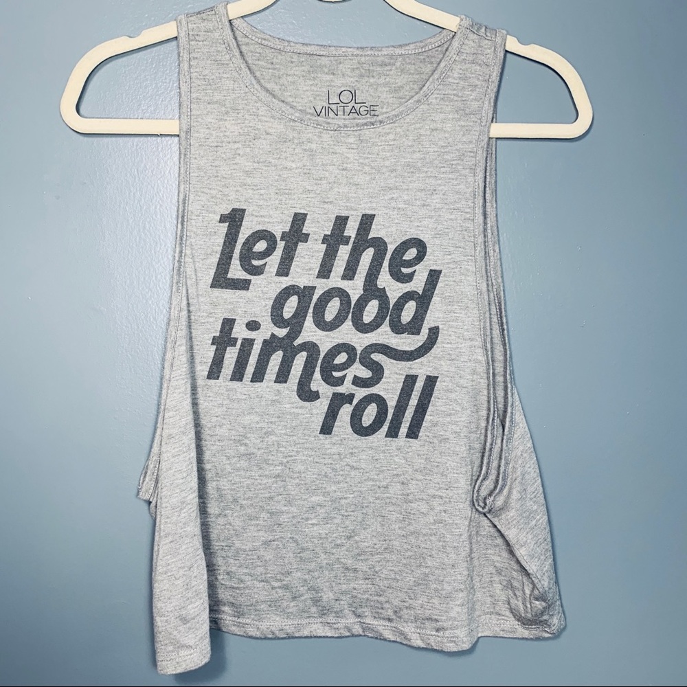 Graphic Muscle Tank Top